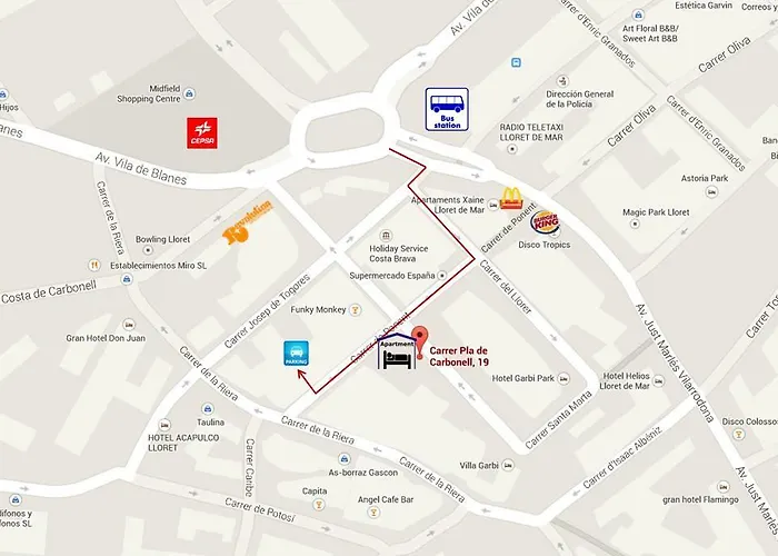 Апартаменты Sol Center Lloret *